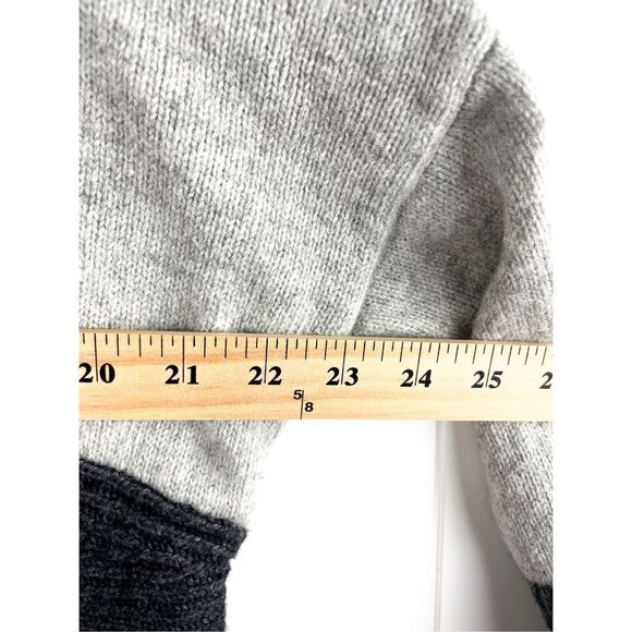 French Connection Wool Blend Modern Color Block Funnel Neck Sweater Size S - Picture 5 of 7